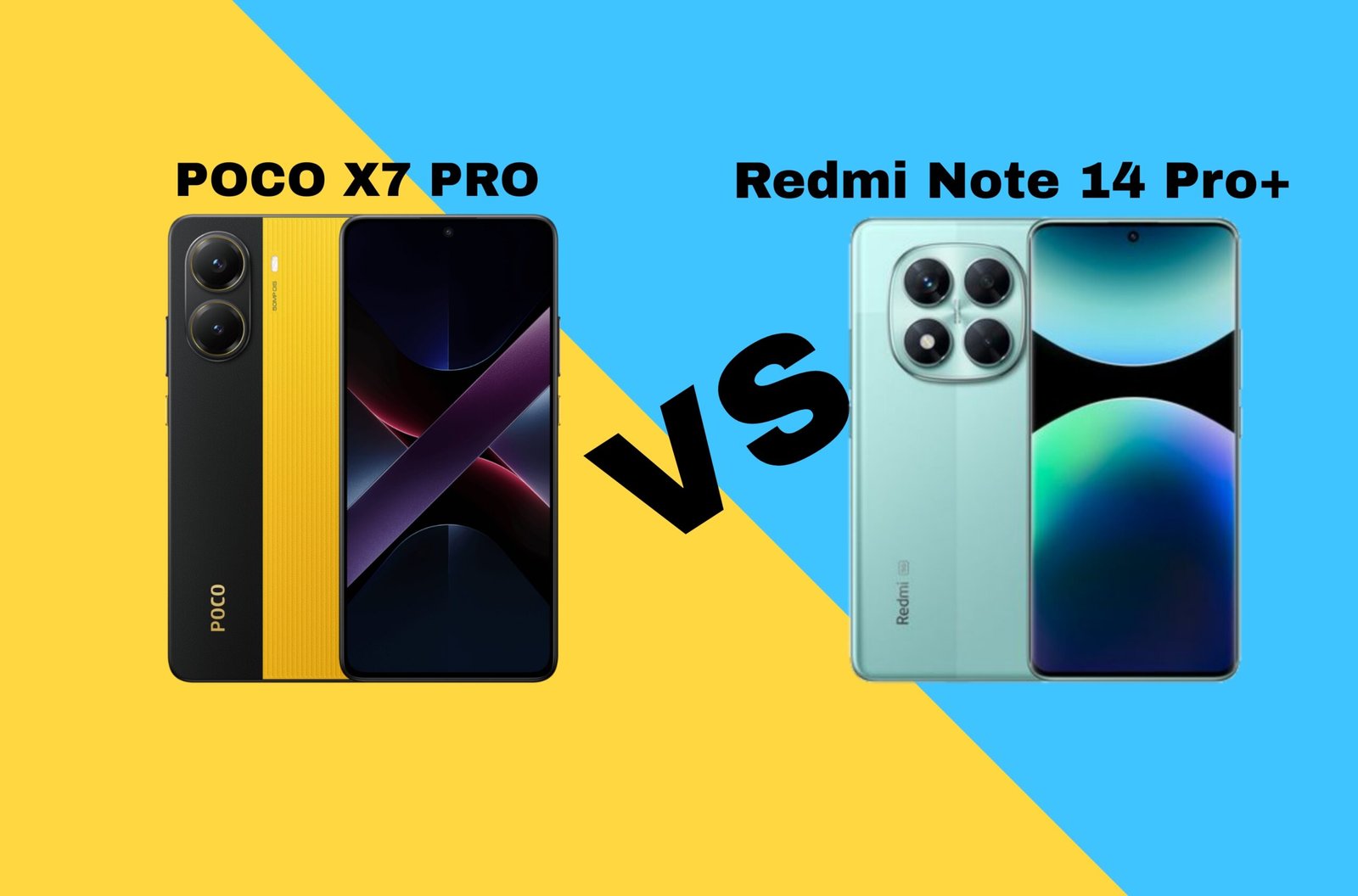 Poco X7 Pro ou Redmi Note 14 Pro+? Compare desempenho, jogos, tela, bateria e preço para saber qual vale mais a pena em 2026.